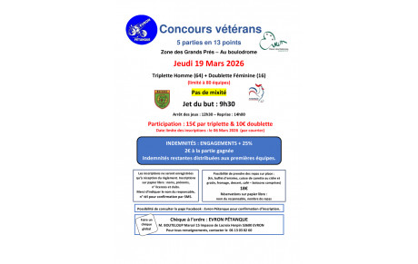 Concours Vétérans 19-03-26